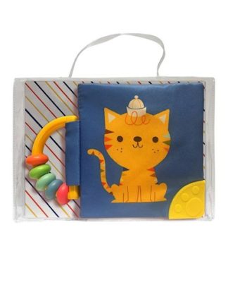 MI LIBRO SUAVE CON SONAJERO Y MORDILLO: GATO