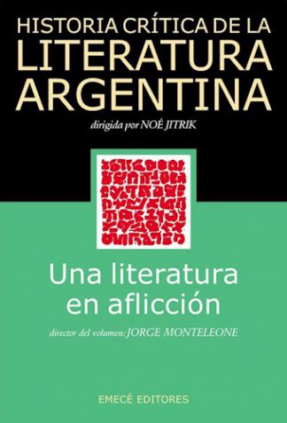 HISTORIA CRITICA DE LA LITERATURA ARGENTINA
