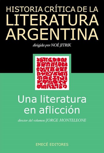 HISTORIA CRITICA DE LA LITERATURA ARGENTINA