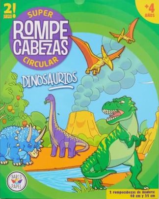 DINOSAURIOS - SUPER ROMPECABEZAS CIRCULAR