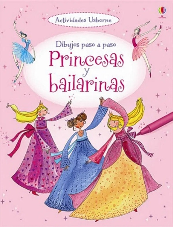 PRINCESAS Y BAILARINAS. DIBUJOS PASO A PASO