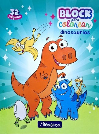 BLOCK PARA COLOREAR: DINOSAURIOS