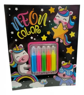 SET NEON COLOR UNICORNIO