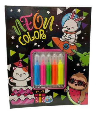 SET NEON COLOR CONEJO