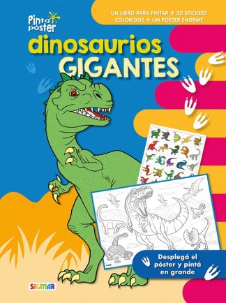 PINTO POSTER DINOSAURIOS GIGANTES