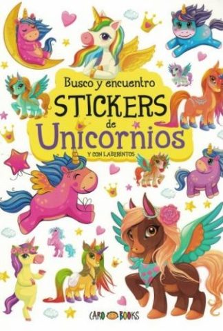 BUSCO Y ENCUENTRO STICKERS DE UNICORNIOS