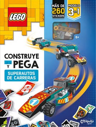 CONSTRUYE Y PEGA: SUPERAUTOS DE CARRERAS