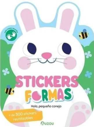 HOLA PEQUEÑO CONEJO. STICKERS FORMAS